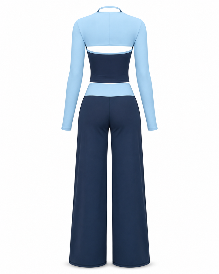 Layered Wide-Leg Set