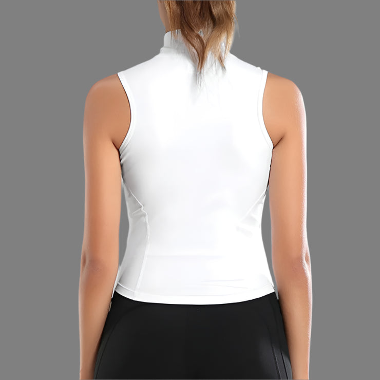 Athletic Zip Up Workout Vest