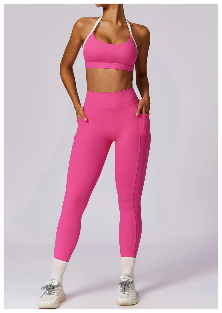 Long Sleeve Push-Up Sports Set