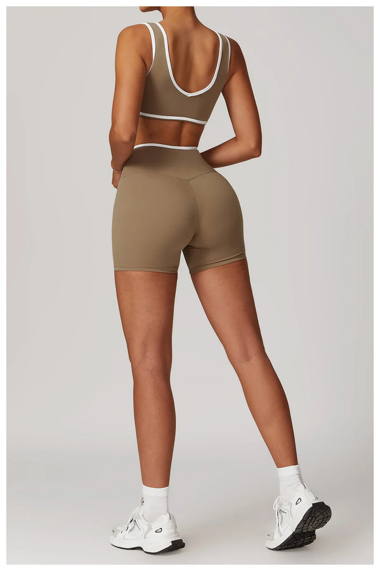 2PCS Nude Yoga Workout Set