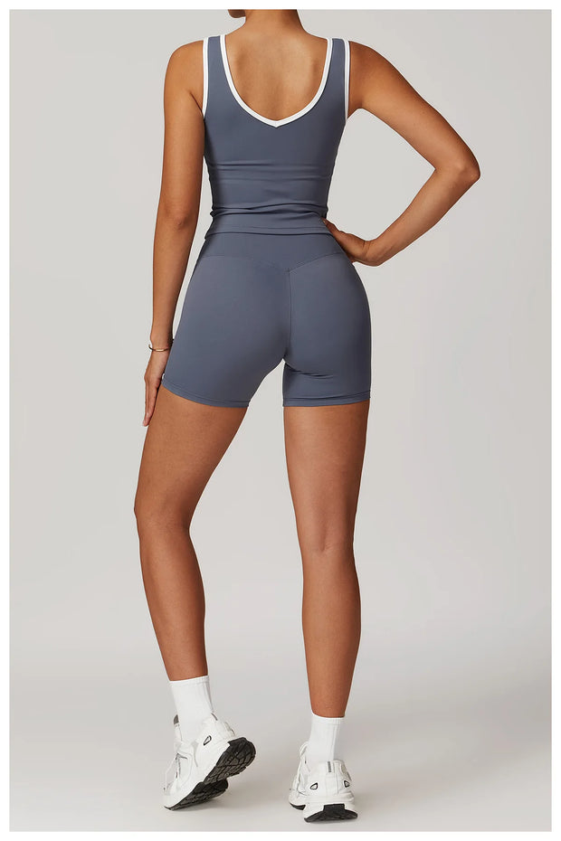2PCS Nude Yoga Workout Set