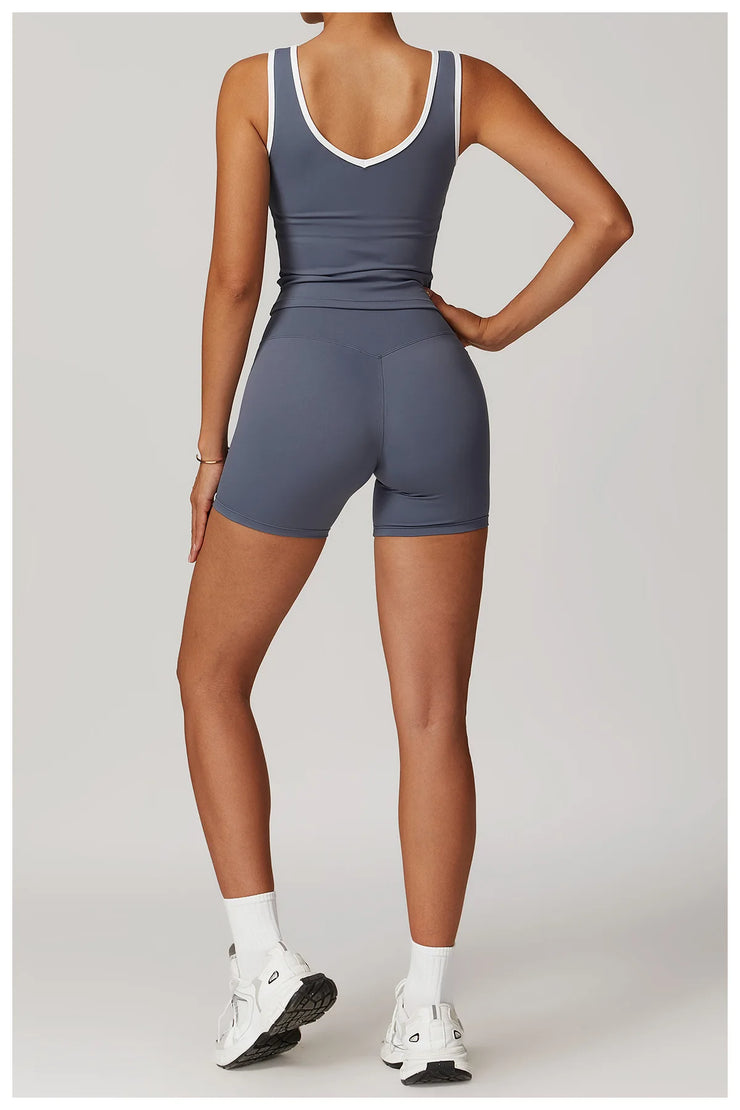 2PCS Nude Yoga Workout Set