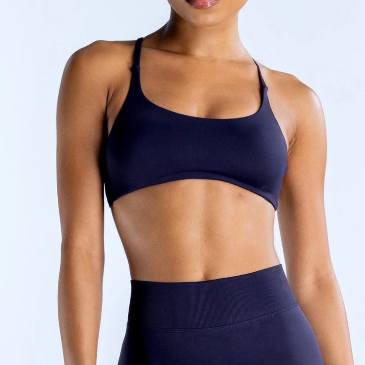 Twist Back High Support Bra