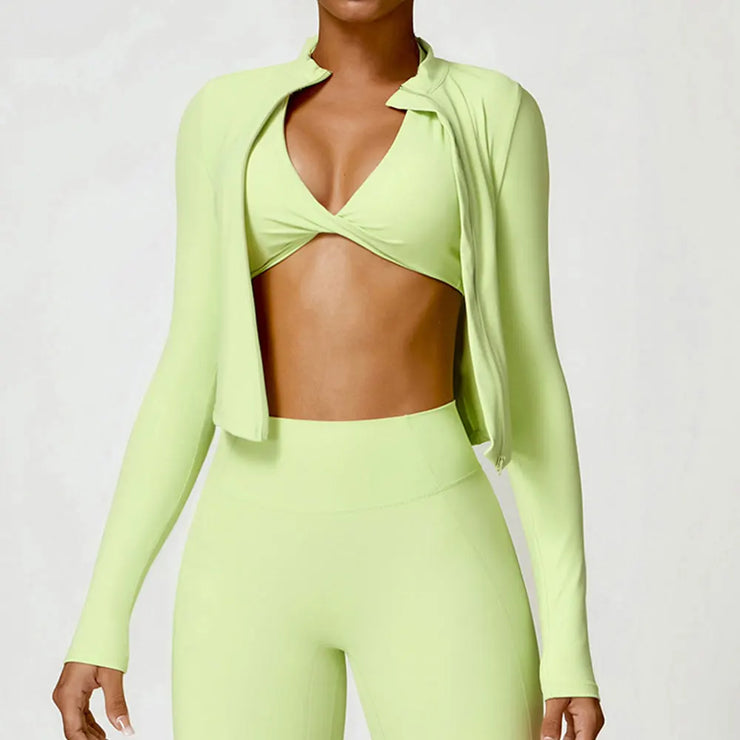 Zipper Workout Jacket Yoga Top