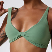Sports Bra Shockproof Push Up Gym Top