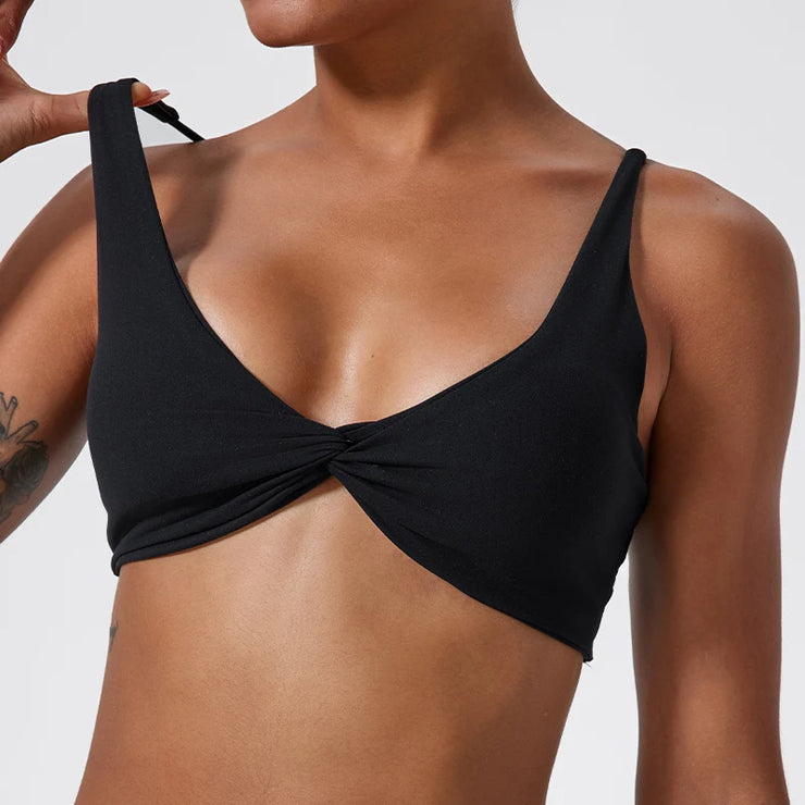 Sports Bra Shockproof Push Up Gym Top