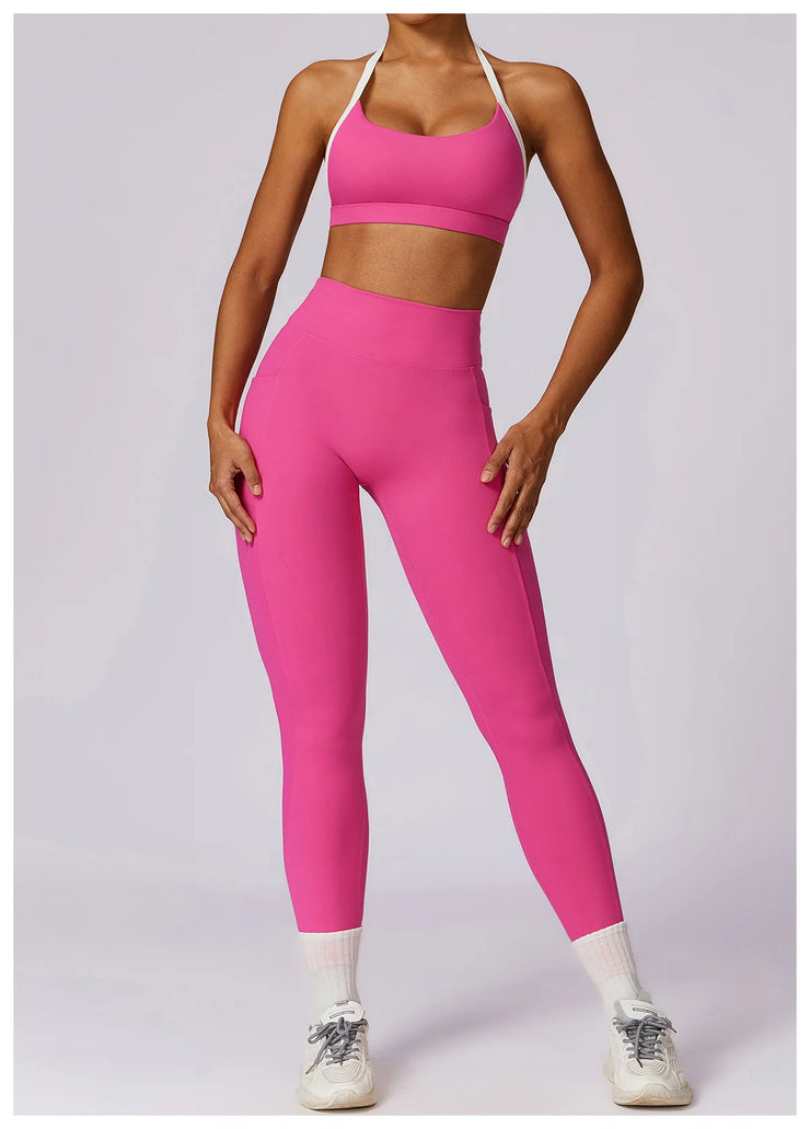 Long Sleeve Push-Up Sports Set