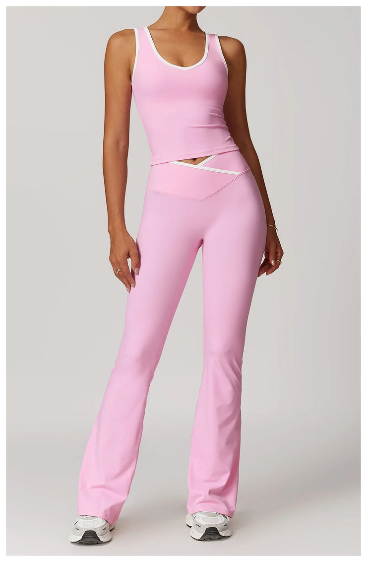 2PCS Nude Yoga Workout Set