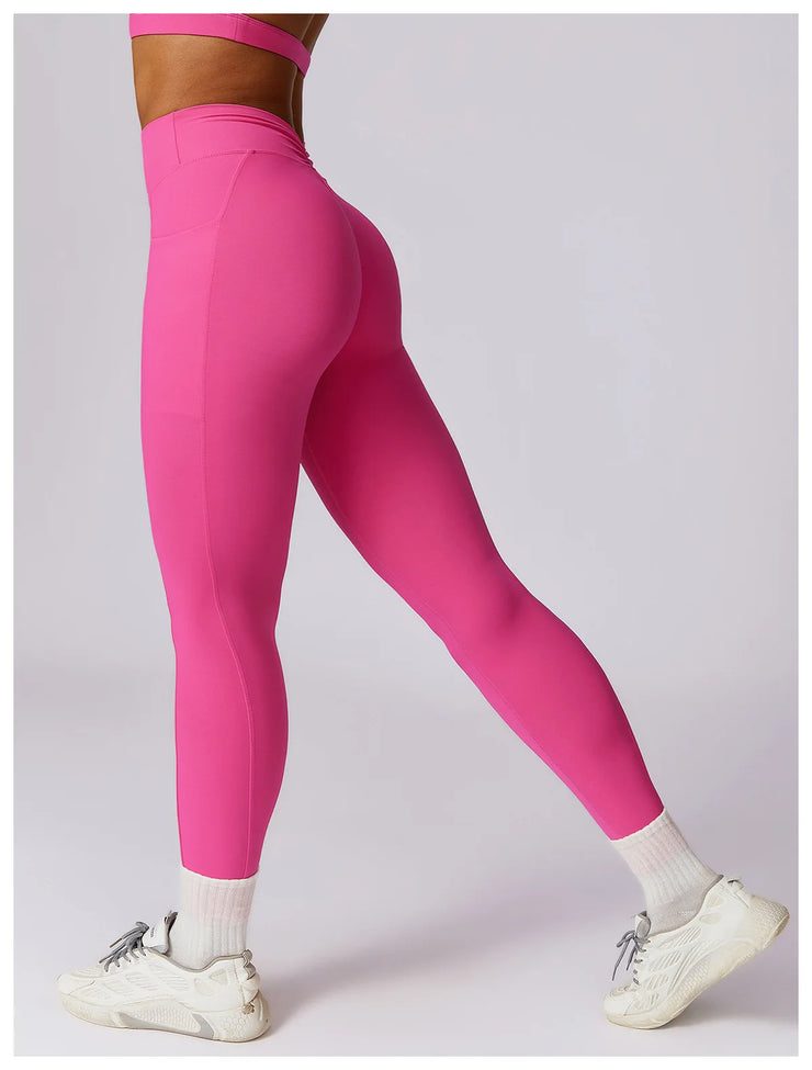 Long Sleeve Push-Up Sports Set