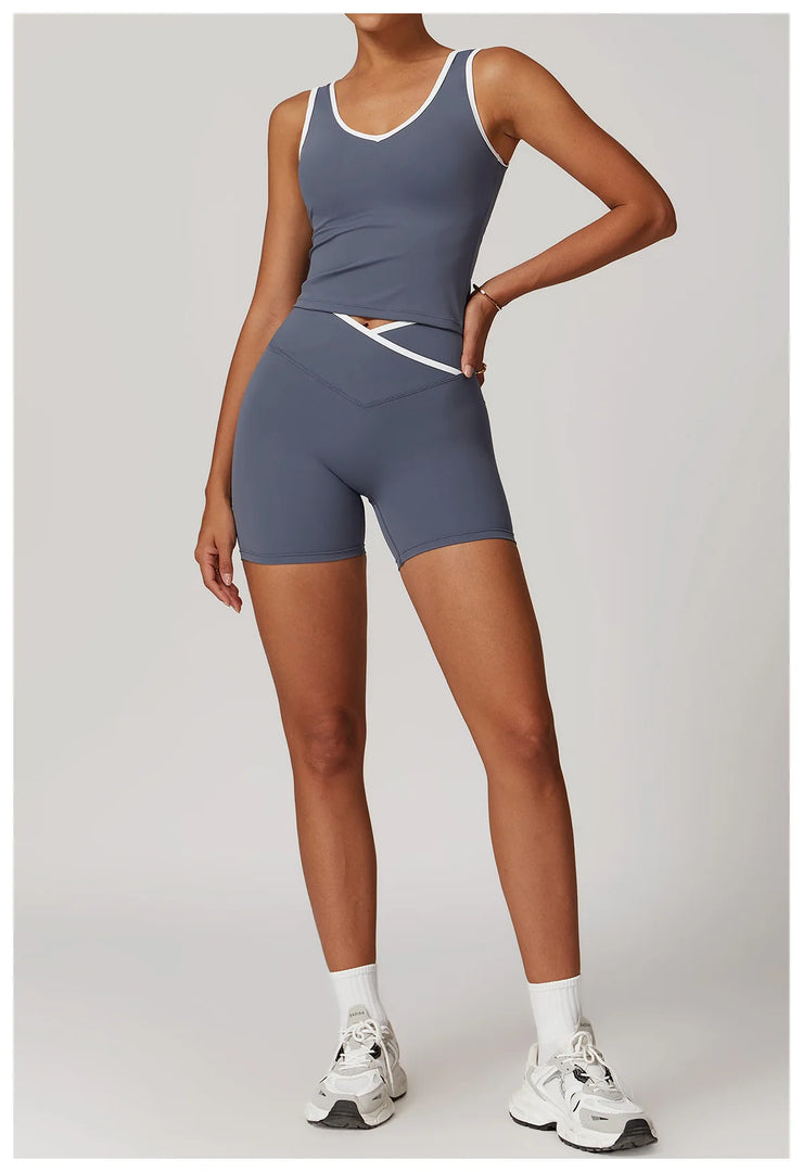 2PCS Nude Yoga Workout Set