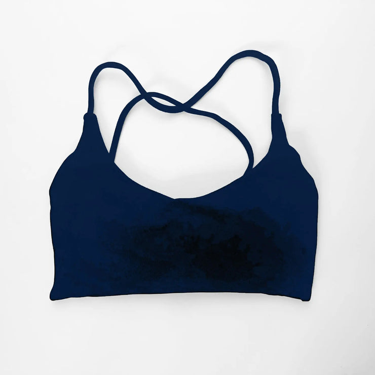 Twist Back High Support Bra