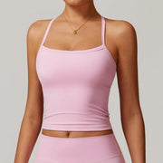 Backless Yoga Fitness Tank Top
