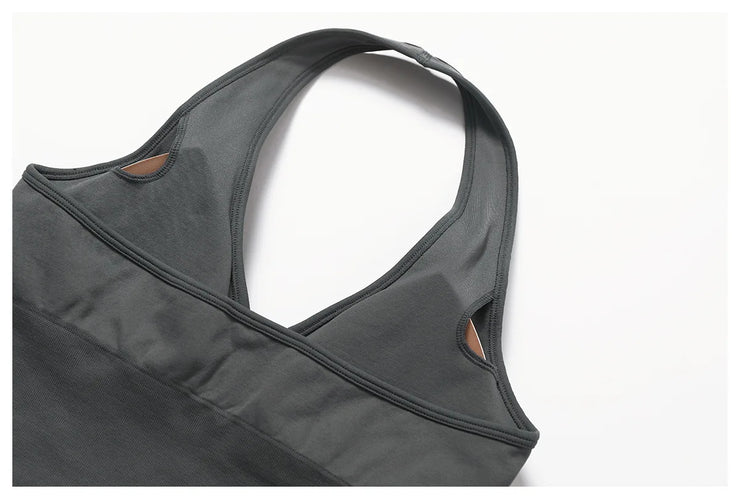 Seamless Push Up Sports Bra