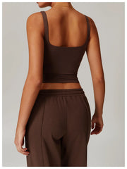 Women’s Elastic Fitness Yoga Crop