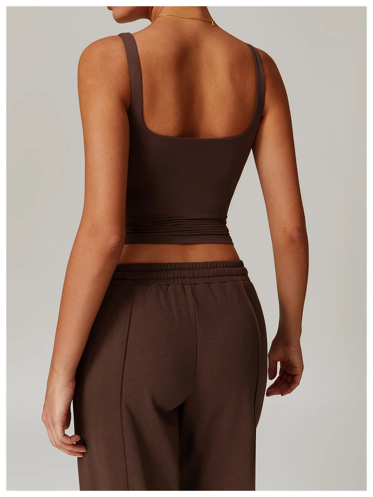 Women’s Elastic Fitness Yoga Crop