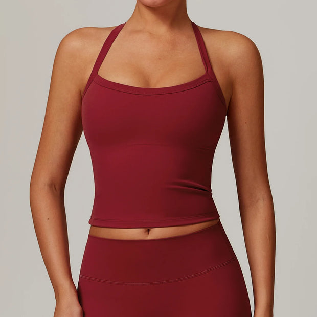 Backless Yoga Fitness Tank Top