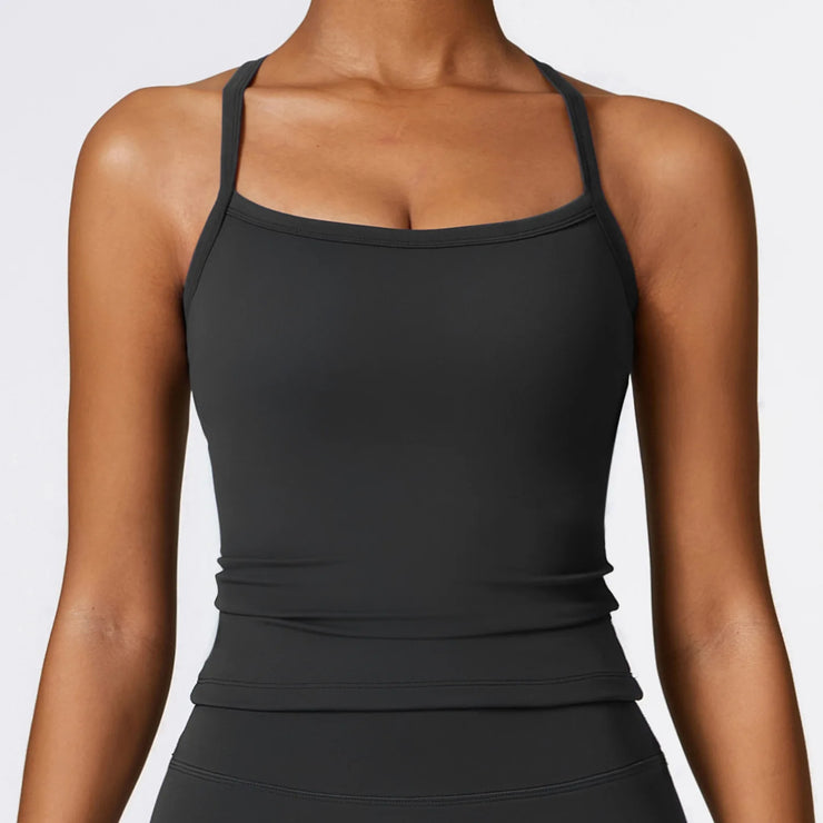 Sports Vest Women Gym Set