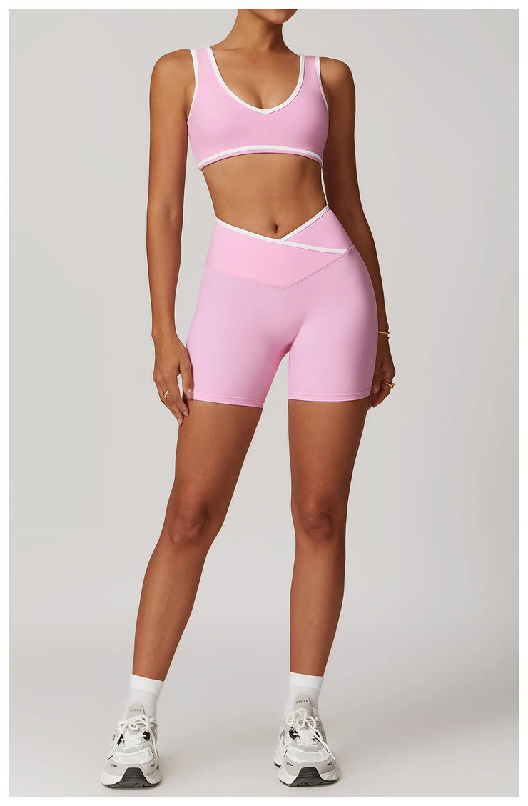 2PCS Nude Yoga Workout Set