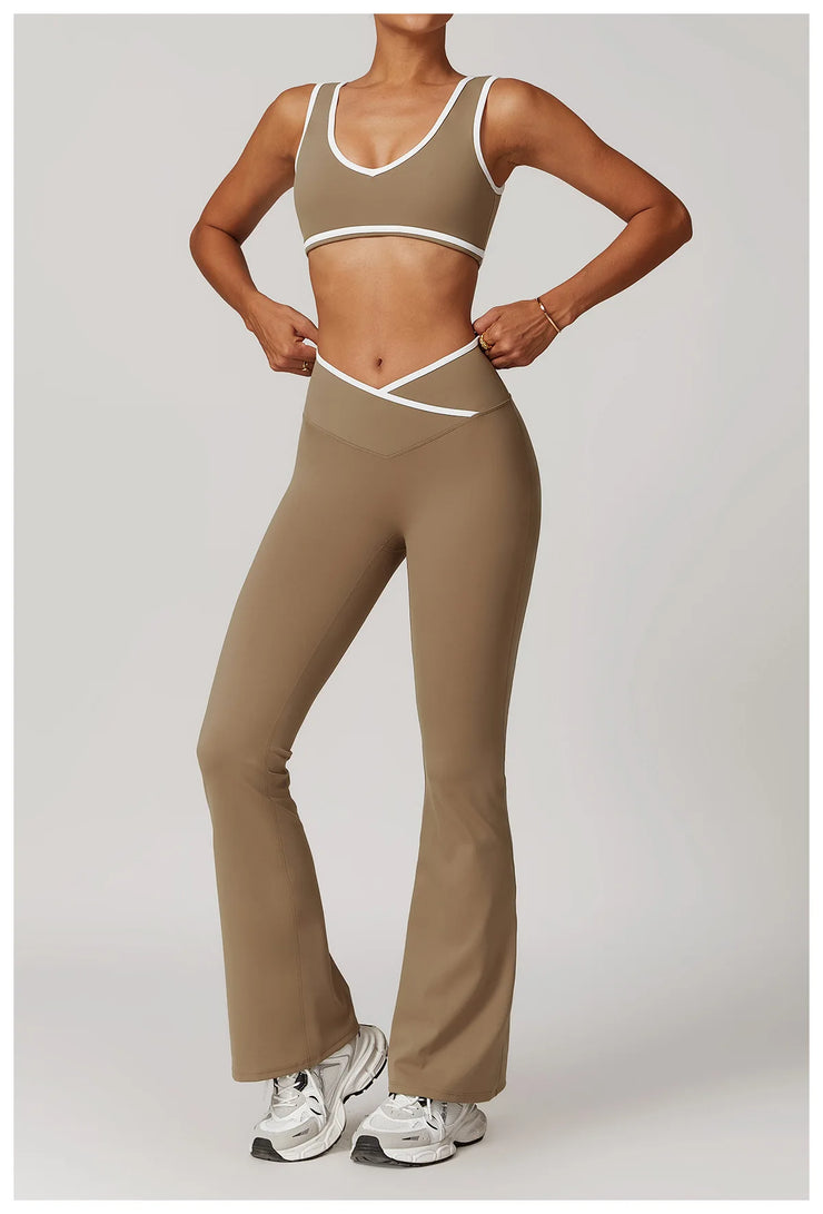 2PCS Nude Yoga Workout Set