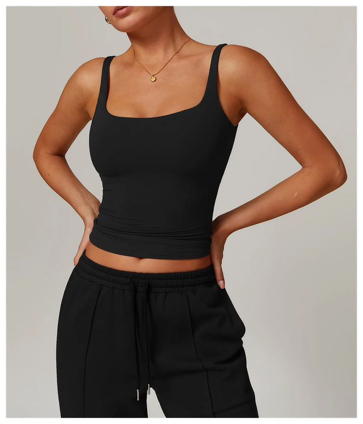 Women’s Elastic Fitness Yoga Crop