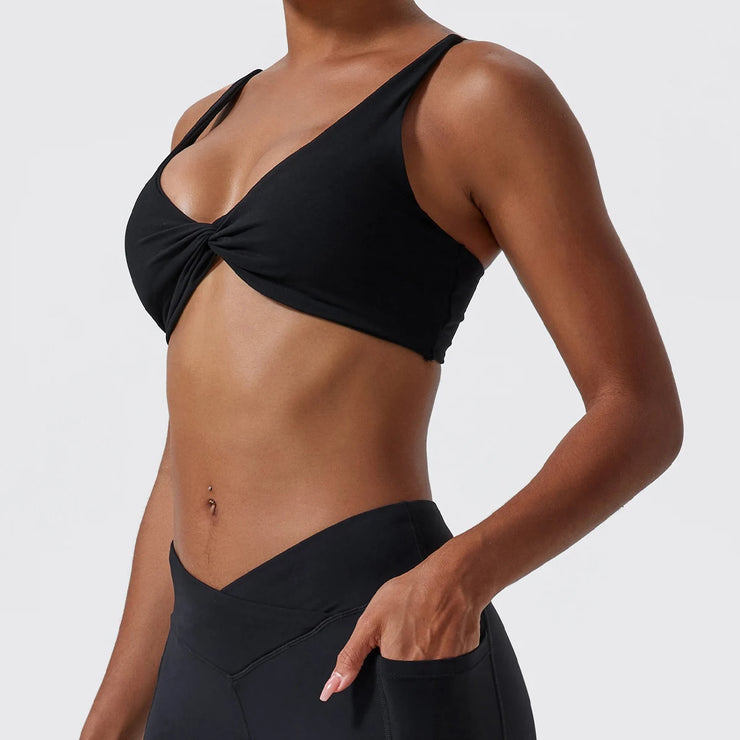 Sports Bra Shockproof Push Up Gym Top