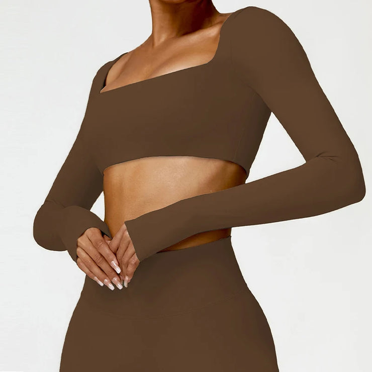 Casual Gym Square Neck Shirt