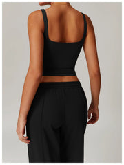 Women’s Elastic Fitness Yoga Crop