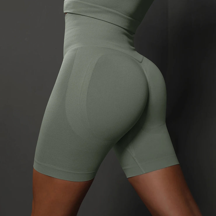 High Waist Sports Cycling Shorts