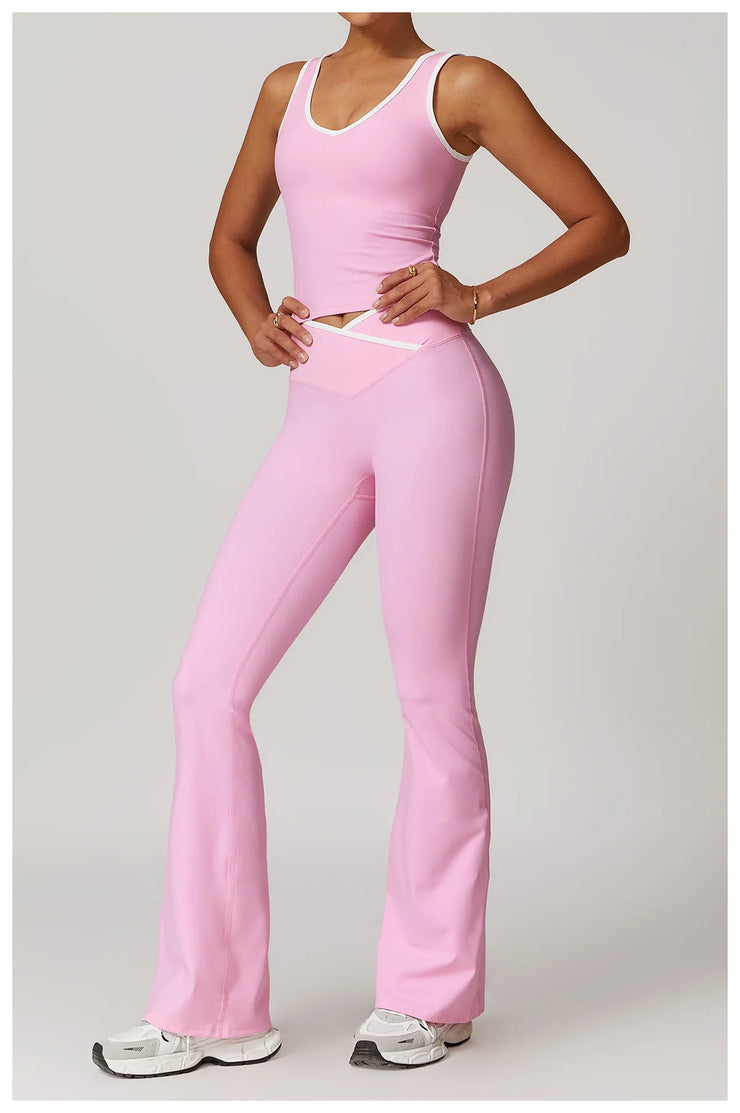 2PCS Nude Yoga Workout Set
