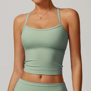 Backless Yoga Fitness Tank Top