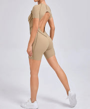 Women’s Long Sleeve Workout Jumpsuit