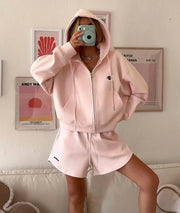 Oversized Cotton Summer Shorts Set