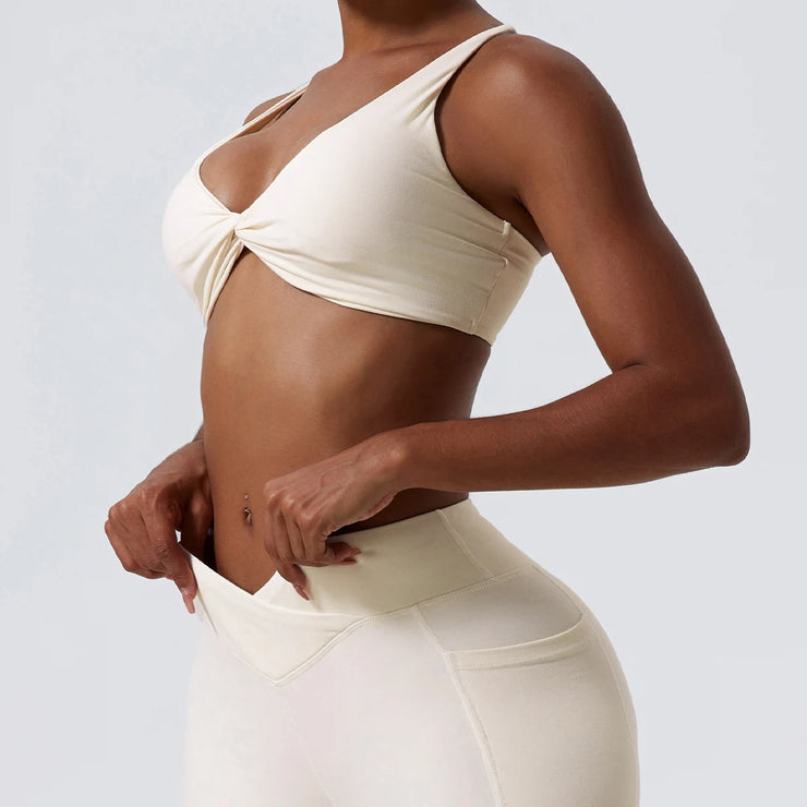 Sports Bra Shockproof Push Up Gym Top