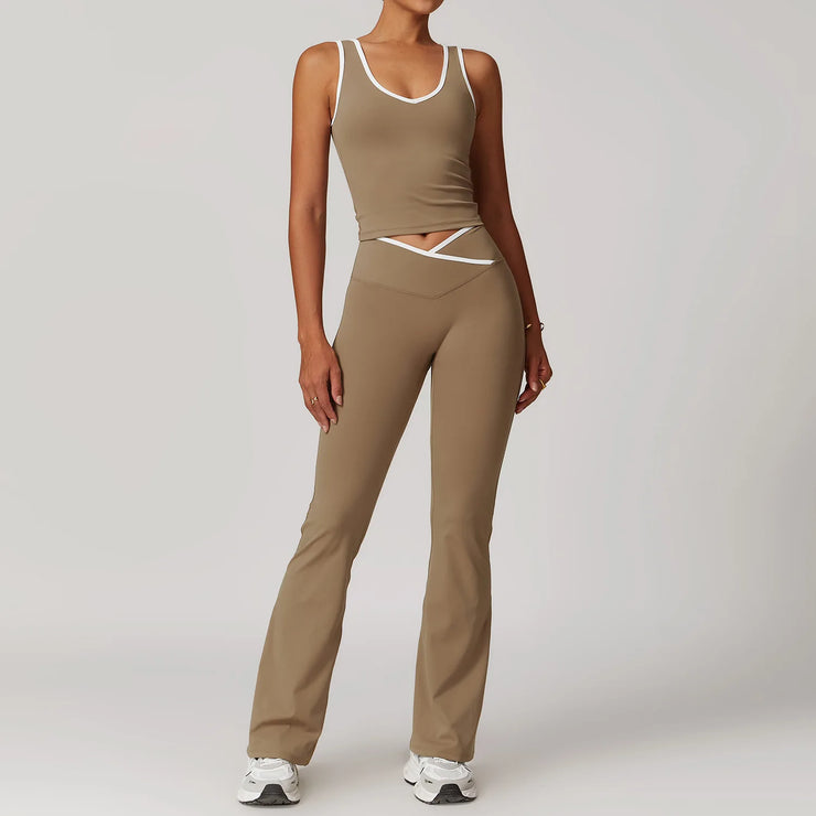 2PCS Nude Yoga Workout Set