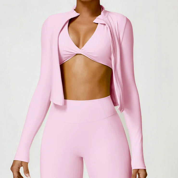 Zipper Workout Jacket Yoga Top