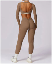Long Sleeve Push-Up Sports Set