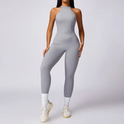 Backless V-Back Yoga Jumpsuit