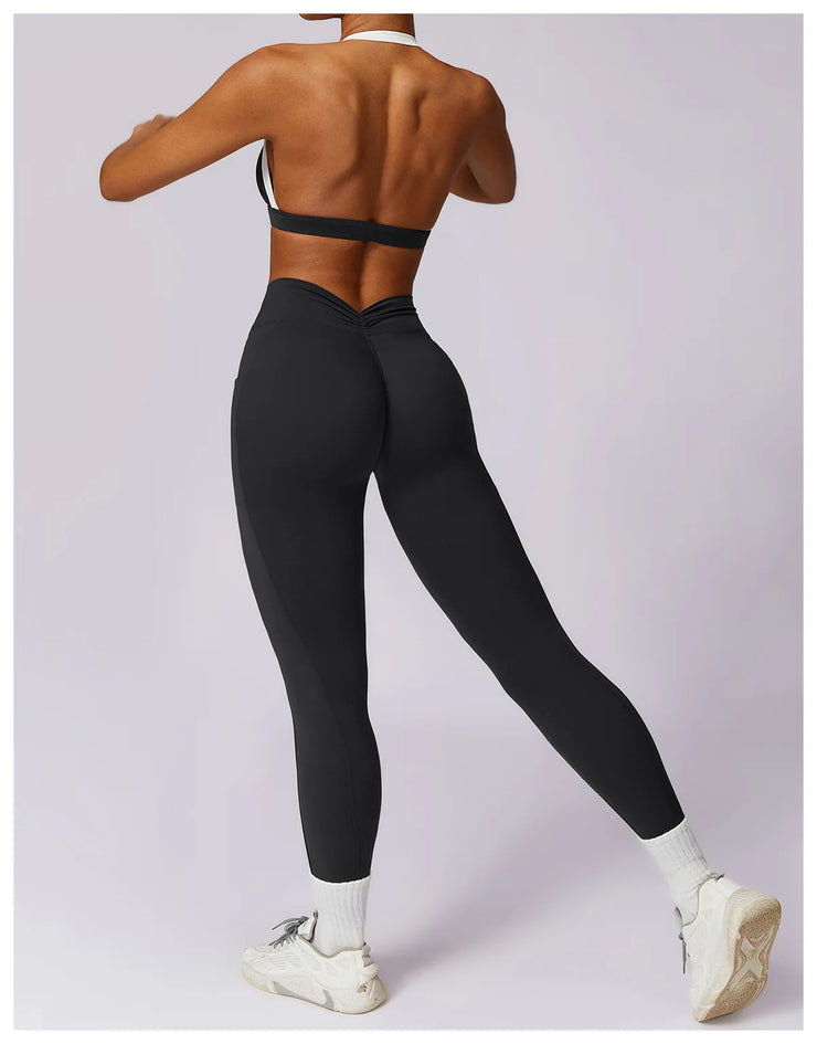 Long Sleeve Push-Up Sports Set