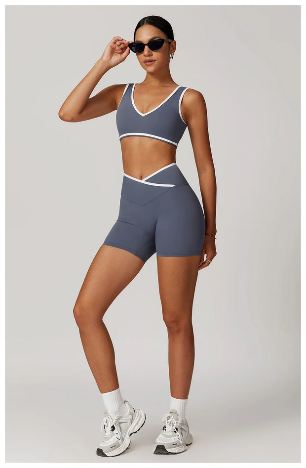 2PCS Nude Yoga Workout Set