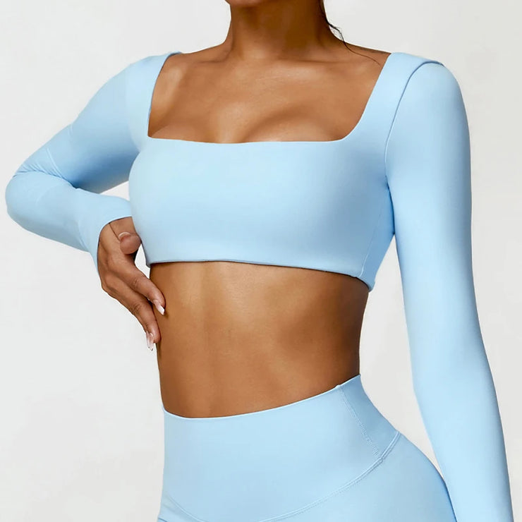 Casual Gym Square Neck Shirt
