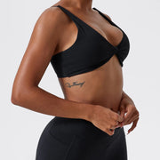 Sports Bra Shockproof Push Up Gym Top
