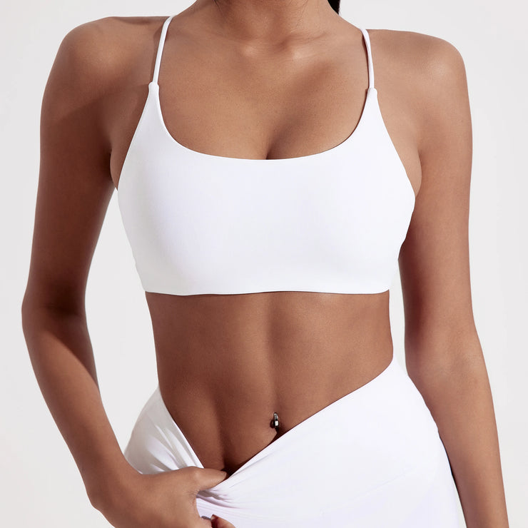 Solid Color Fitness Yoga Bra