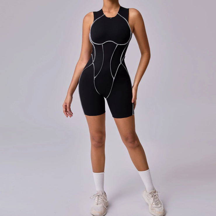 Women’s Long Sleeve Workout Jumpsuit