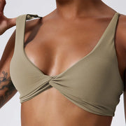 Sports Bra Shockproof Push Up Gym Top