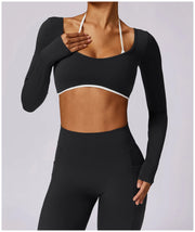 Long Sleeve Push-Up Sports Set
