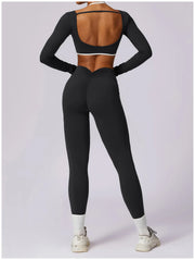 Long Sleeve Push-Up Sports Set