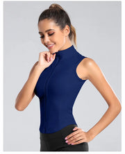 Athletic Zip Up Workout Vest