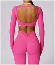 Long Sleeve Push-Up Sports Set