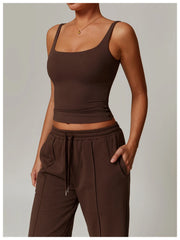 Women’s Elastic Fitness Yoga Crop