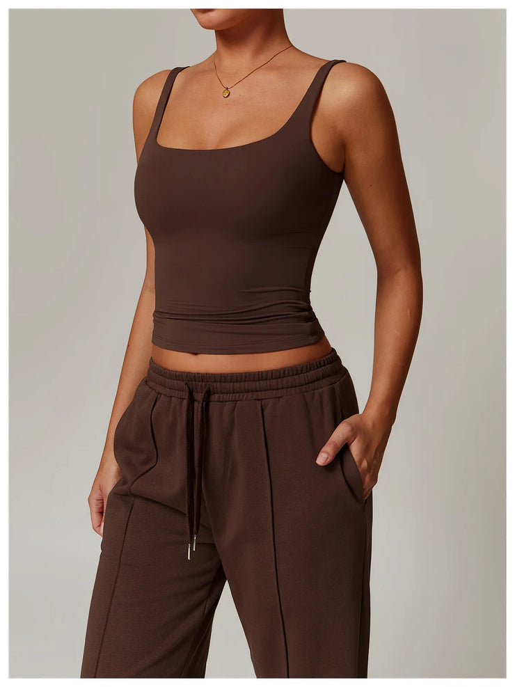 Women’s Elastic Fitness Yoga Crop